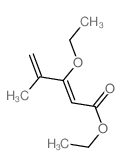 2,4-Pentadienoic acid,3-ethoxy-4-methyl-, ethyl ester结构式