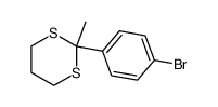 2-(4-bromo-2-phenyl)-1,3-dithiane Structure