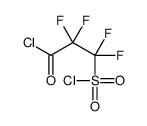 3-chlorosulfonyl-2,2,3,3-tetrafluoropropanoyl chloride Structure