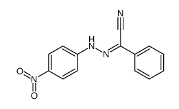 (4-nitro-phenylhydrazono)-phenyl-acetonitrile结构式