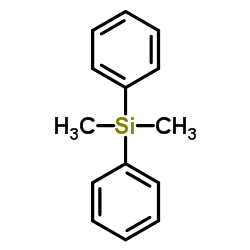 Diphenyldimethylsilane Structure