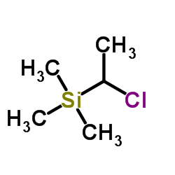 (1-Chloroethyl)(trimethyl)silane Structure