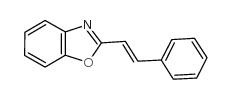 (E)-2-苯乙烯基苯并噁唑结构式