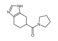 1-吡咯烷基(4,5,6,7-四氢-1H-苯并咪唑)-甲酮结构式