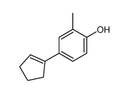 4-(cyclopenten-1-yl)-o-cresol Structure