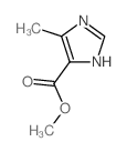 5-甲基-4-咪唑羧酸甲酯结构式