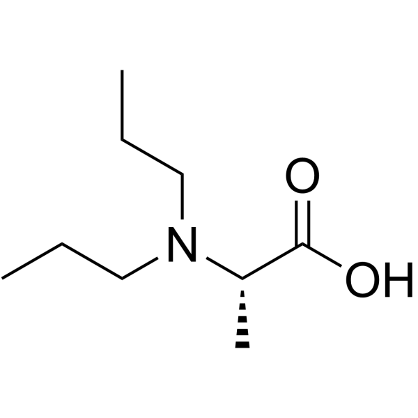 N,N-二丙基-L-丙氨酸结构式