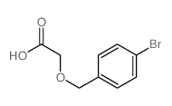 ((4-bromobenzyl)oxy)acetic acid结构式