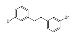 1,1'-(1,2-ethanediyl)bis-3-bromobenzene Structure