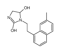 5-hydroxy-1-[2-(7-methylnaphthalen-1-yl)ethyl]imidazolidin-2-one Structure