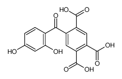5-(2,4-dihydroxybenzoyl)benzene-1,2,4-tricarboxylic acid Structure