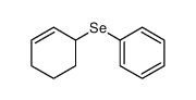 cyclohex-2-en-1-ylselanylbenzene结构式