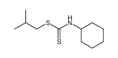 isobutyl cyclohexylcarbamodithioate Structure