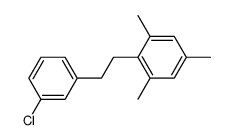2-(3-chlorophenethyl)-1,3,5-trimethylbenzene Structure