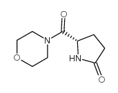 (S)-4-[(5-oxo-2-pyrrolidinyl)carbonyl]morpholine结构式
