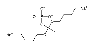disodium 2-butoxyethyl phosphate Structure