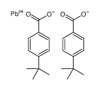 lead(2+) 4-(1,1-dimethylethyl)benzoate structure