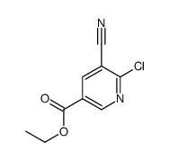 6-氯-5-氰基烟酸乙酯结构式