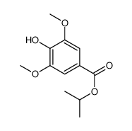 3,5-二甲氧基-4-羟基苯甲酸异丙酯结构式