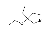 3-ethoxy-3-bromomethyl-pentane结构式