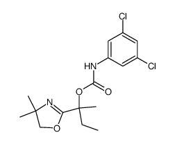 (3,5-Dichloro-phenyl)-carbamic acid 1-(4,4-dimethyl-4,5-dihydro-oxazol-2-yl)-1-methyl-propyl ester结构式