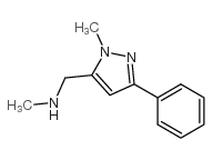 N-甲基-n-[(1-甲基-3-苯基-1H-吡唑-5-基)甲基]胺结构式