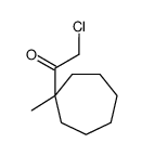 Ethanone, 2-chloro-1-(1-methylcycloheptyl)- (9CI)结构式