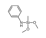 N-[dimethoxy(methyl)silyl]aniline Structure