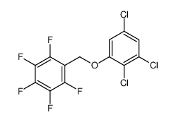 1,2,3,4,5-pentafluoro-6-[(2,3,5-trichlorophenoxy)methyl]benzene Structure
