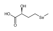 (S)-2-hydroxy-4-(methylselanyl)butanoic acid Structure