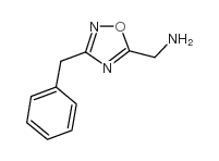 [(3-苄基-1,2,4-噁二唑-5-基)甲基]胺盐酸盐结构式