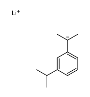 lithium,1,3-di(propan-2-yl)benzene结构式