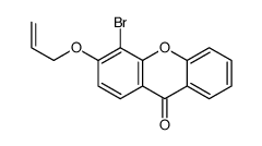 4-bromo-3-prop-2-enoxyxanthen-9-one结构式