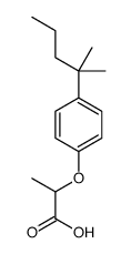 2-[4-(2-methylpentan-2-yl)phenoxy]propanoic acid结构式