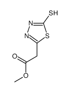 methyl 2-(2-sulfanylidene-3H-1,3,4-thiadiazol-5-yl)acetate结构式