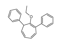 1-ethoxy-2,7-diphenylcyclohepta-1,3,5-triene结构式