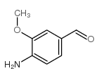 BENZALDEHYDE,4-AMINO-3-METHOXY-(9CL) Structure