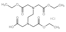 乙二胺四乙酸三乙酯盐酸盐结构式