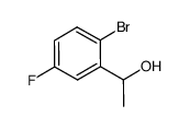 1-(2-bromo-5-fluorophenyl)ethanol Structure