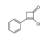 2-Cyclobuten-1-one, 2-chloro-3-phenyl Structure