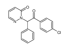 2-[2-(4-chlorophenyl)-2-oxo-1-phenylethyl]pyridazin-3-one Structure