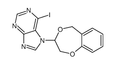 7-(3,5-dihydro-2H-1,4-benzodioxepin-3-yl)-6-iodopurine结构式