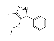 (7ci)-5-乙氧基-4-甲基-1-苯基-1H-1,2,3-噻唑结构式