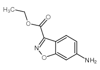 6-氨基-1,2-苯并异恶唑-3-羧酸乙酯结构式