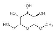 甲基-D-半乳糖苷结构式