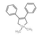 1H-Germole,2,5-dihydro-1,1-dimethyl-3,4-diphenyl-结构式