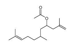 2,6,10-trimethylundeca-1,9-dien-4-yl acetate结构式