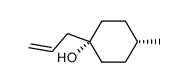 1-allyl-4-methylcyclohexanol Structure