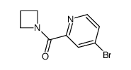 氮杂啶-1-基(4-溴吡啶-2-基)甲酮结构式