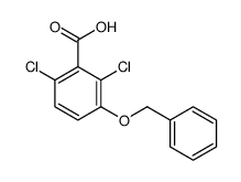 2,6-dichloro-3-phenylmethoxybenzoic acid Structure